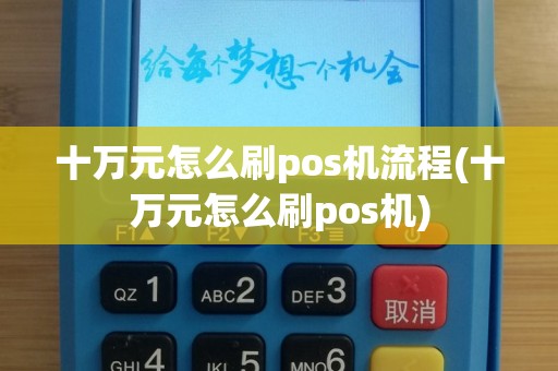十万元怎么刷pos机流程(十万元怎么刷pos机)
