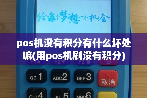 pos机没有积分有什么坏处嘛(用pos机刷没有积分)