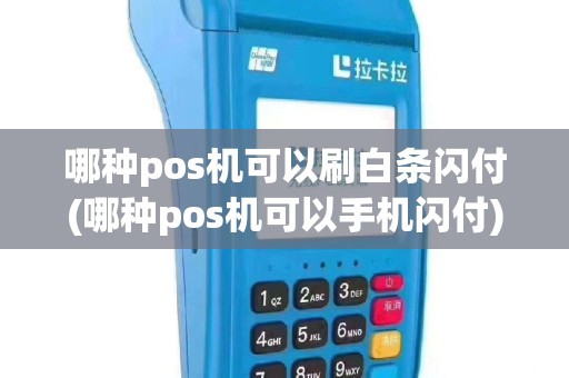 哪种pos机可以刷白条闪付(哪种pos机可以手机闪付)