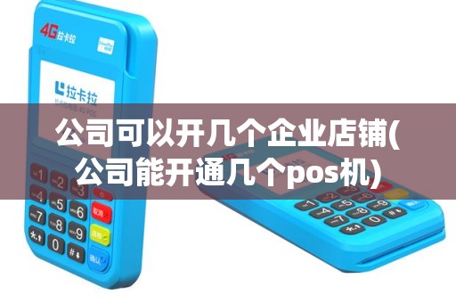 公司可以开几个企业店铺(公司能开通几个pos机)