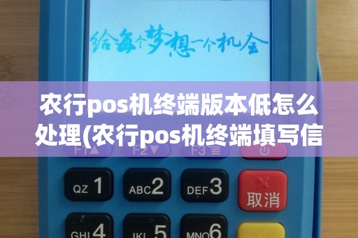 农行pos机终端版本低怎么处理(农行pos机终端填写信息)
