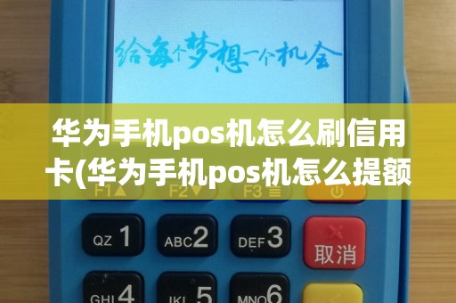 华为手机pos机怎么刷信用卡(华为手机pos机怎么提额)