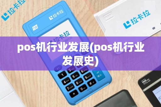 pos机行业发展(pos机行业发展史)