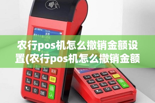 农行pos机怎么撤销金额设置(农行pos机怎么撤销金额)