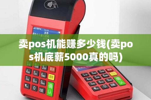 卖pos机能赚多少钱(卖pos机底薪5000真的吗)