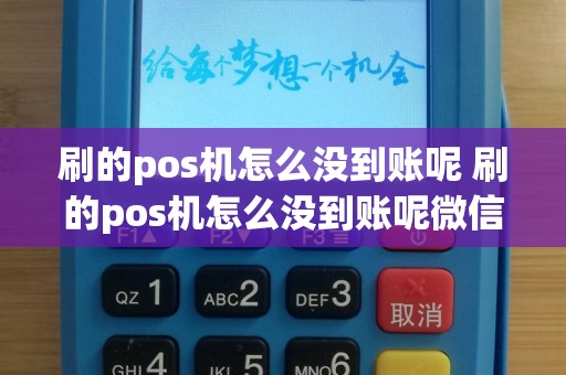 刷的pos机怎么没到账呢 刷的pos机怎么没到账呢微信