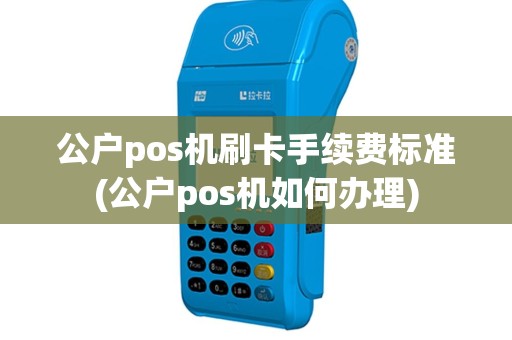 公户pos机刷卡手续费标准(公户pos机如何办理)