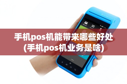 手机pos机能带来哪些好处(手机pos机业务是啥)