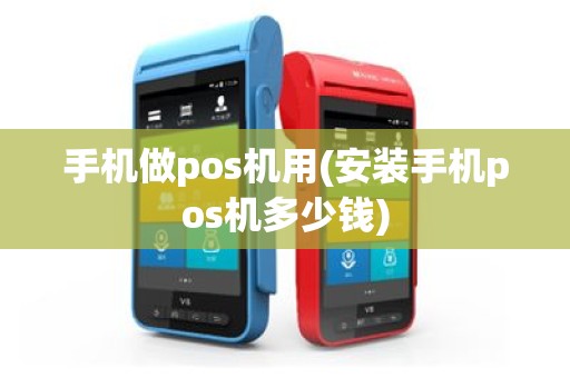 手机做pos机用(安装手机pos机多少钱)
