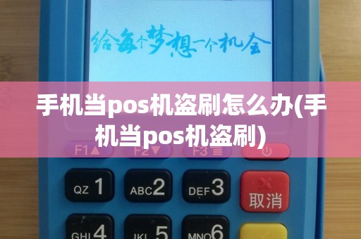 手机当pos机盗刷怎么办(手机当pos机盗刷)