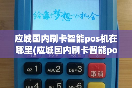 应城国内刷卡智能pos机在哪里(应城国内刷卡智能pos机)