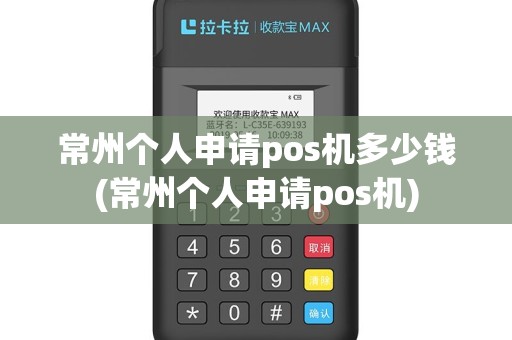 常州个人申请pos机多少钱(常州个人申请pos机)