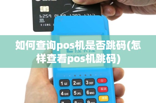 如何查询pos机是否跳码(怎样查看pos机跳码)