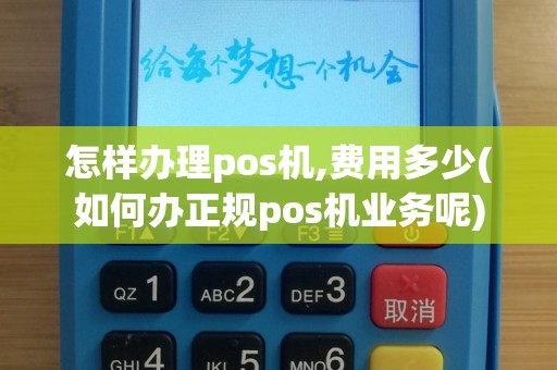 怎样办理pos机,费用多少(如何办正规pos机业务呢)