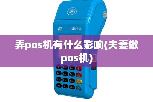 弄pos机有什么影响(夫妻做pos机)