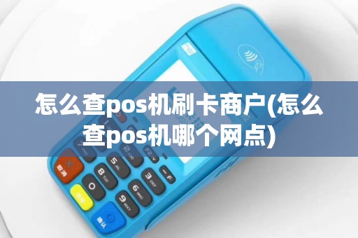 怎么查pos机刷卡商户(怎么查pos机哪个网点)