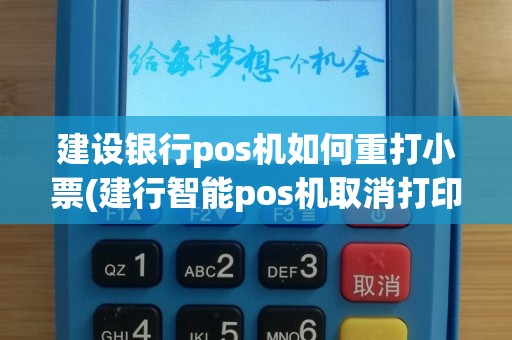 建设银行pos机如何重打小票(建行智能pos机取消打印小票)