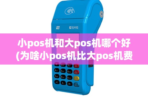 小pos机和大pos机哪个好(为啥小pos机比大pos机费率高)