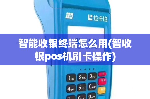 智能收银终端怎么用(智收银pos机刷卡操作)