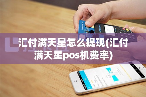 汇付满天星怎么提现(汇付满天星pos机费率)
