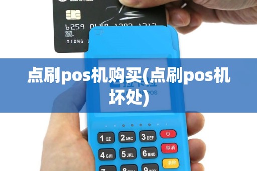 点刷pos机购买(点刷pos机坏处)