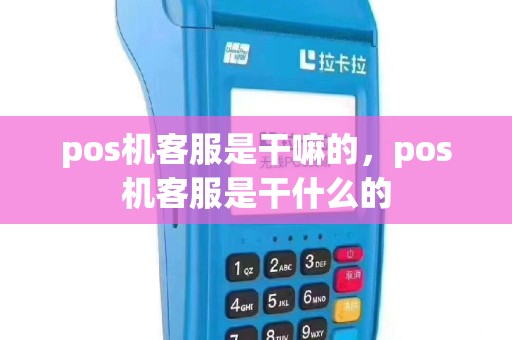 pos机客服是干嘛的，pos机客服是干什么的