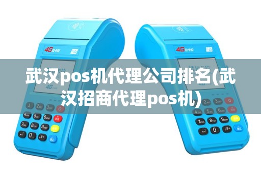 武汉pos机代理公司排名(武汉招商代理pos机)