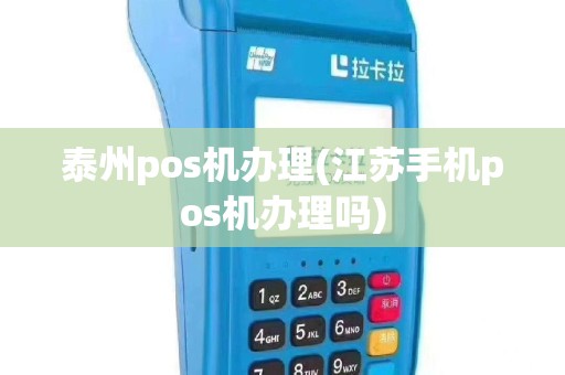 泰州pos机办理(江苏手机pos机办理吗)