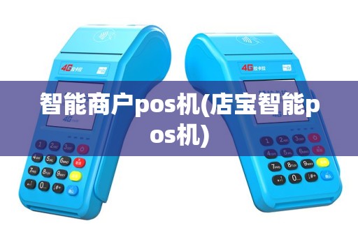 智能商户pos机(店宝智能pos机)