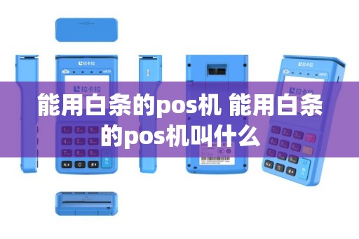 能用白条的pos机 能用白条的pos机叫什么