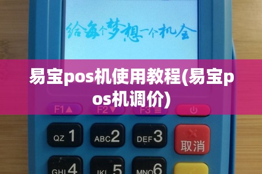 易宝pos机使用教程(易宝pos机调价)
