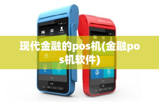 现代金融的pos机(金融pos机软件)