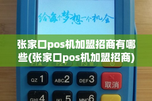张家口pos机加盟招商有哪些(张家口pos机加盟招商)