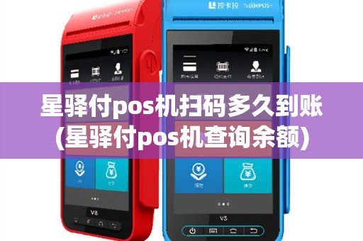 星驿付pos机扫码多久到账(星驿付pos机查询余额)