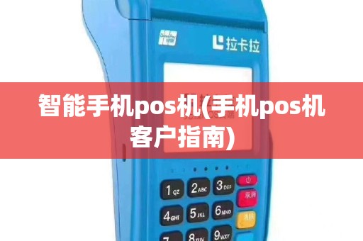 智能手机pos机(手机pos机客户指南)
