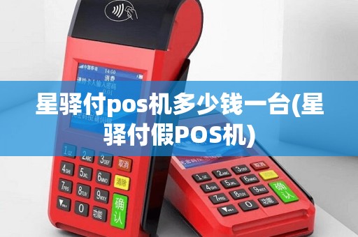 星驿付pos机多少钱一台(星驿付假POS机)