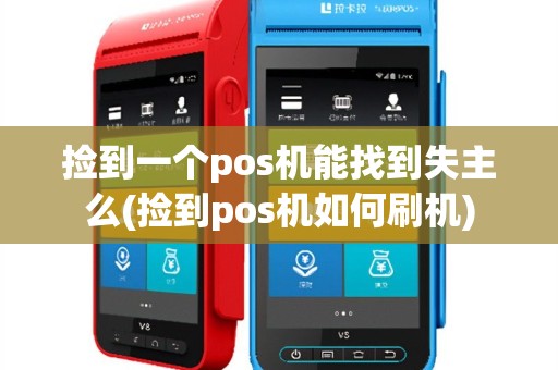 捡到一个pos机能找到失主么(捡到pos机如何刷机)