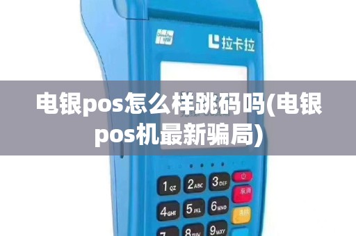 电银pos怎么样跳码吗(电银pos机最新骗局)