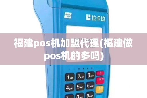 福建pos机加盟代理(福建做pos机的多吗)