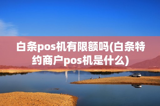 白条pos机有限额吗(白条特约商户pos机是什么)