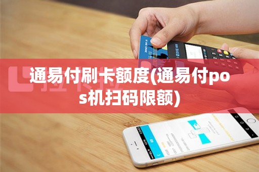 通易付刷卡额度(通易付pos机扫码限额)