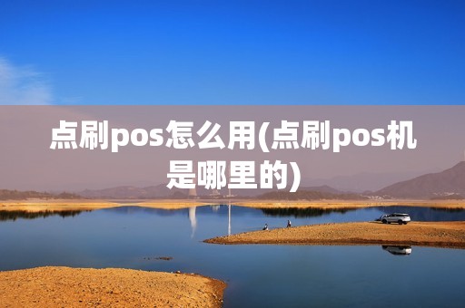 点刷pos怎么用(点刷pos机是哪里的)