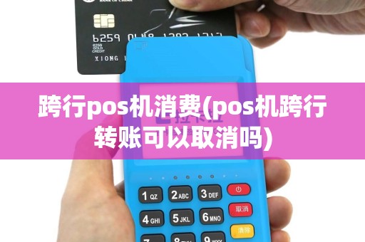跨行pos机消费(pos机跨行转账可以取消吗)
