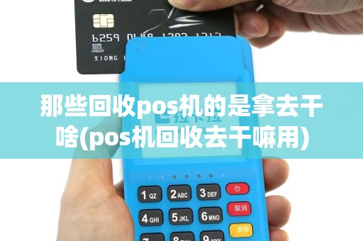 那些回收pos机的是拿去干啥(pos机回收去干嘛用)