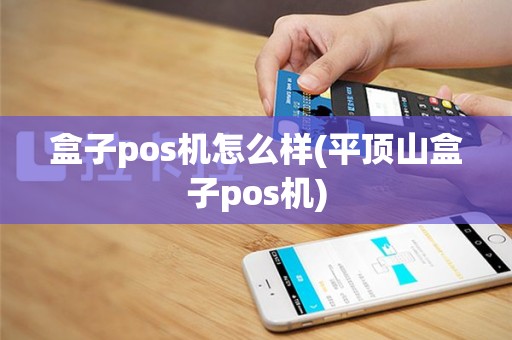 盒子pos机怎么样(平顶山盒子pos机)