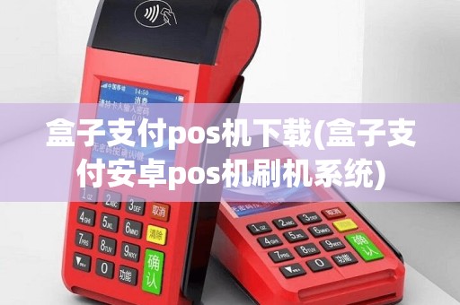 盒子支付pos机下载(盒子支付安卓pos机刷机系统)