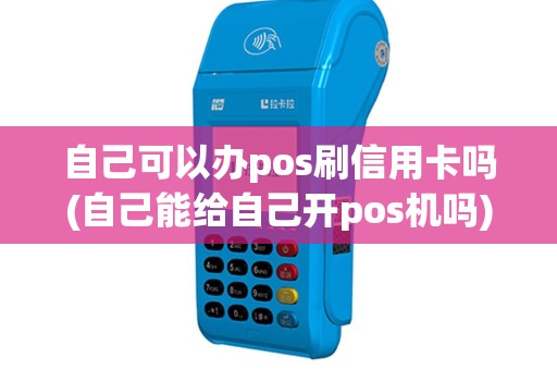 自己可以办pos刷信用卡吗(自己能给自己开pos机吗)
