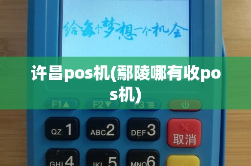 许昌pos机(鄢陵哪有收pos机)