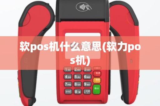 软pos机什么意思(软力pos机)