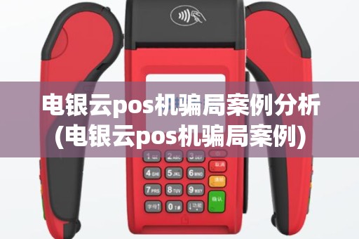 电银云pos机骗局案例分析(电银云pos机骗局案例)